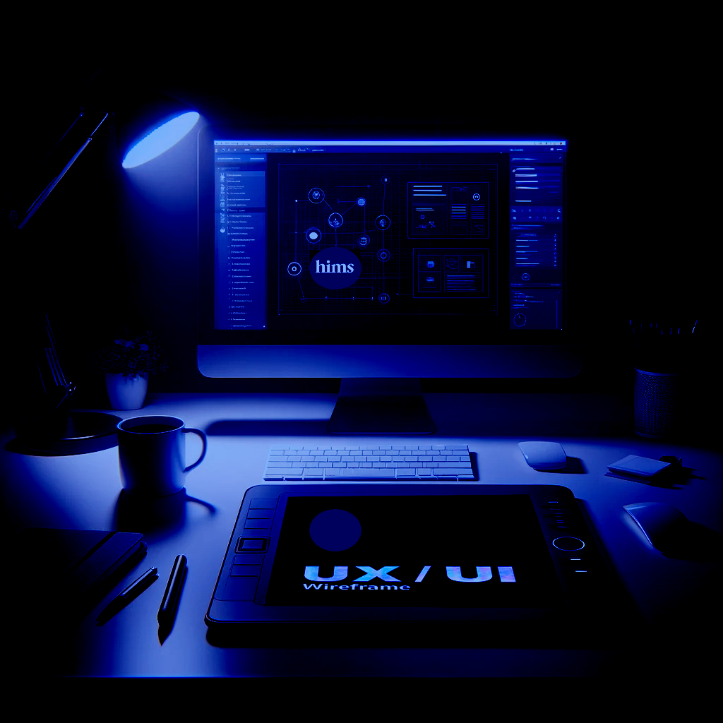 Hims wire frame by Damien Pressley