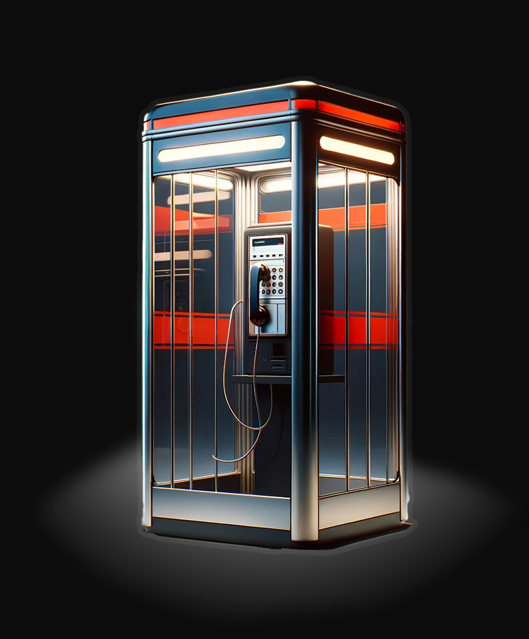 1990s phone booth